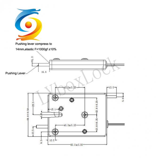 Keyless Electronic Solenoid Lock Factory 12V Shockproof High Sensitivity 0