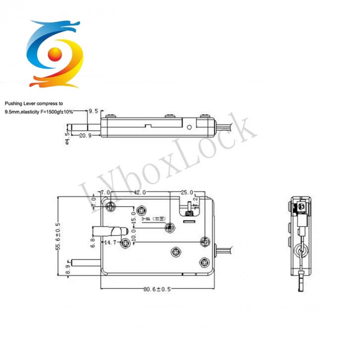 Cabinet EM Lock Magnetic Lock Keyless Metal Logistic Locker OEM 0
