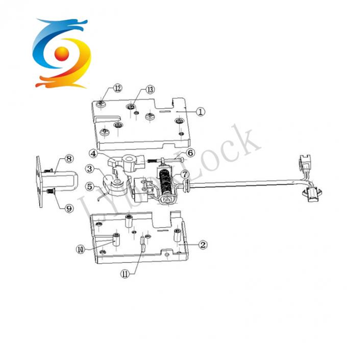 OEM Mailbox Smart Lock Electromagnetic Induction Lock Carbon Steel 0