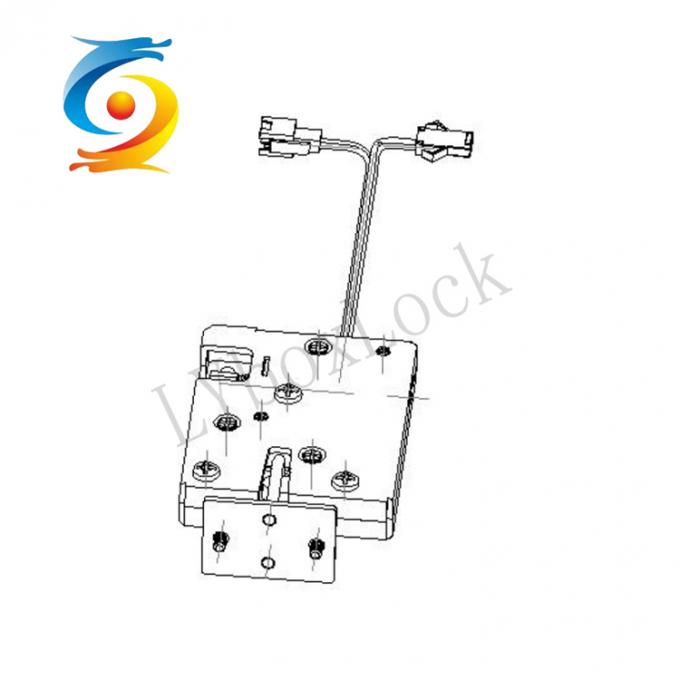 Cabinet Mini Electronic Lock Silver Electrify Smart Bookcase Lock 0