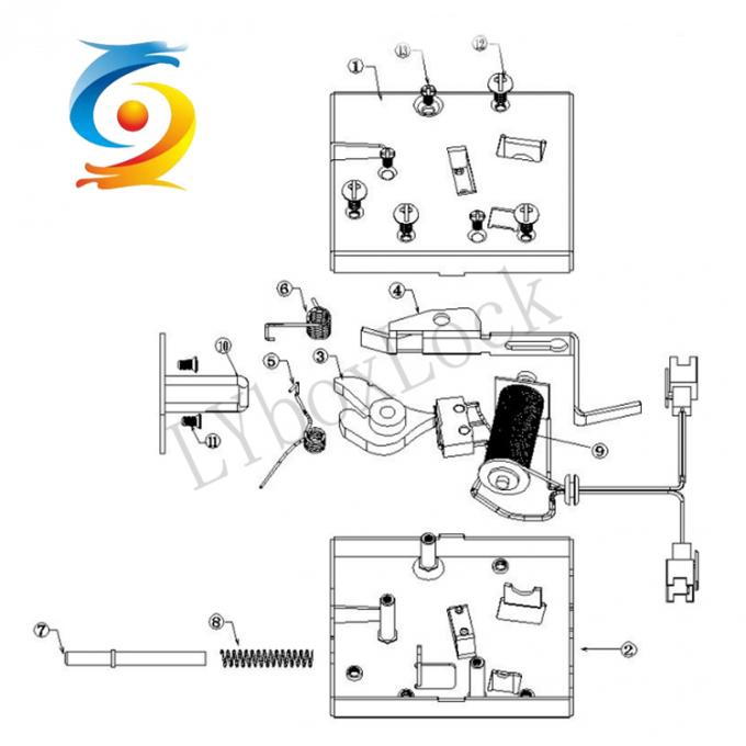 OEM / ODM Magnetic Electronic Cabinet Door Lock Keyless Remote Control 1