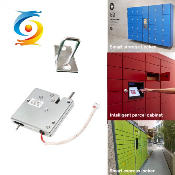 Convenient Storage Solution DC12/DC24V Smart Locker Lock 258g 80mmx80mmx14mm 0