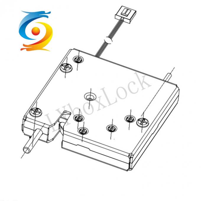 258g Dc 12v Smart Locker Lock High Security Cabinet Lock With Anti Theft Technology 1