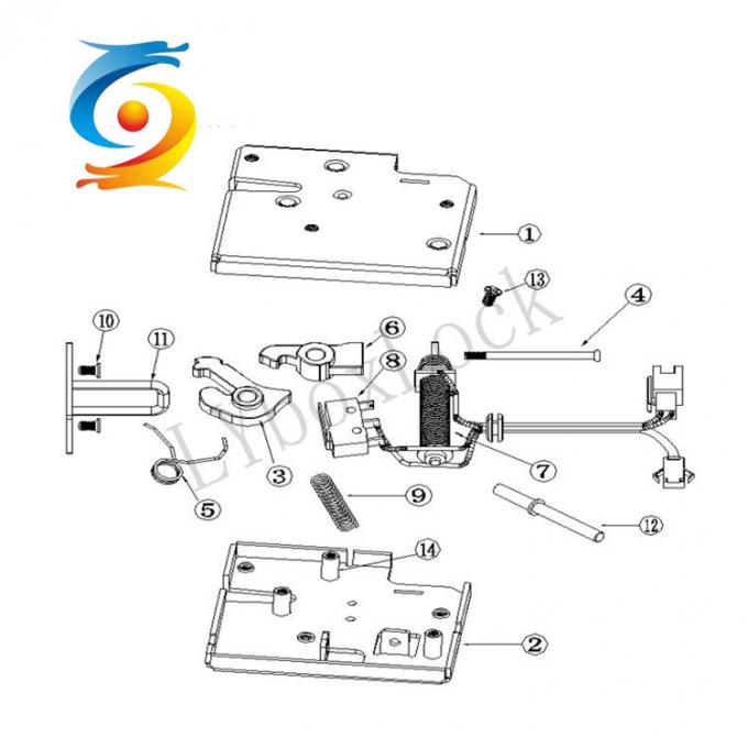 OEM Smart Locker Lock Shockproof Parcel Delivery Locker Lock 0
