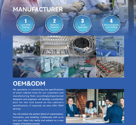 DC 12V Solenoid Door Lock System With Max Working Current 2.5A±15%