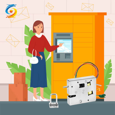 80mm X 70mm X 20mm Magnetic Solenoid Lock For Parcel Locker Electronic Locking System